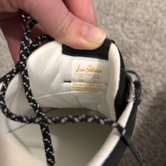 EUC Sam Edelman Jayce platform Sneakers women’s 10M black and white - Picture 5 of 5